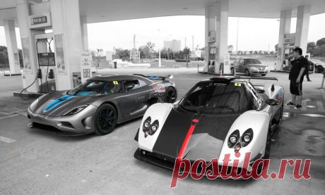 Koenigsegg Agera &amp; Pagani Zonda (by yang0302)