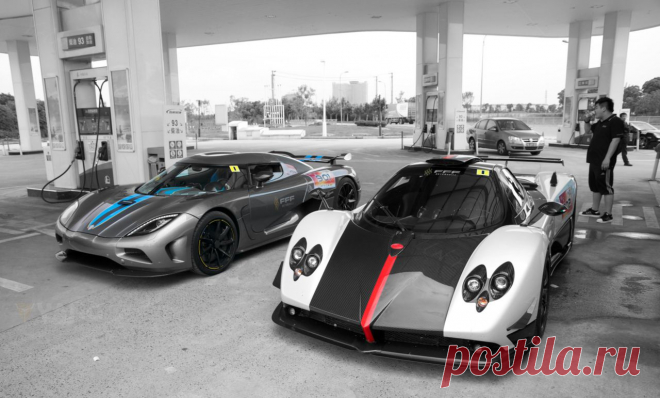 Koenigsegg Agera & Pagani Zonda (by yang0302)