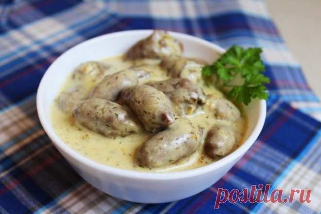 Куриные сердечки: простой пп рецепт