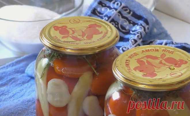 Сладкие маринованные помидоры на зиму - 10 очень вкусных рецептов в литровых банках с пошаговыми фото