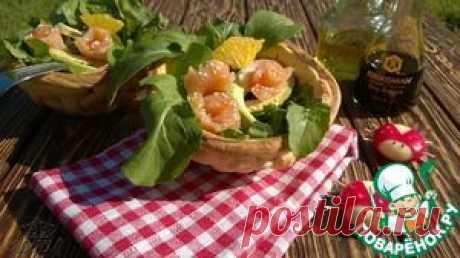 Плетеные корзинки для салата с божьей коровкой - кулинарный рецепт