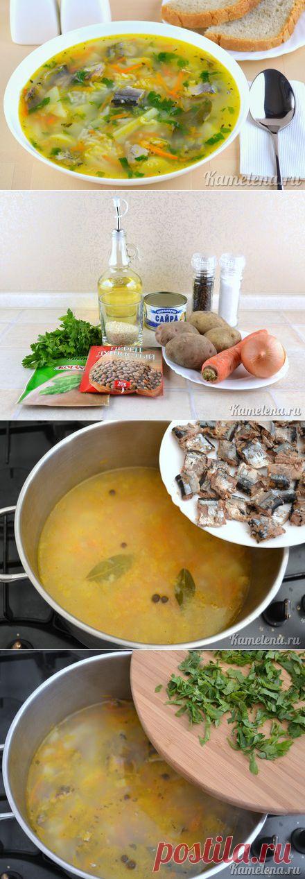 Суп из рыбной консервы
