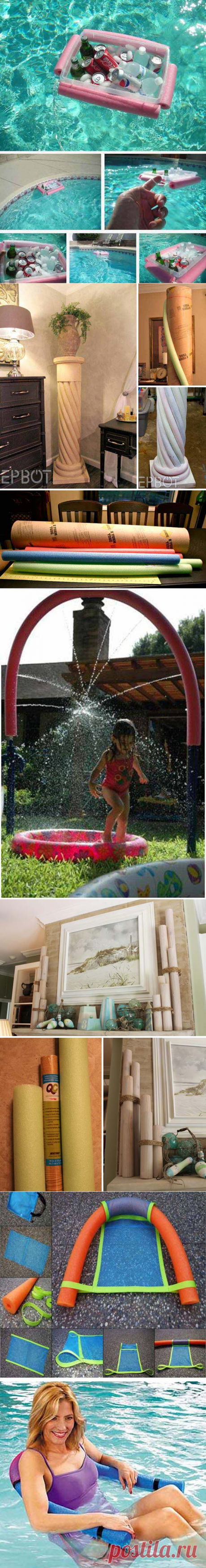 Top 21 The Best DIY Pool Noodle Home Projects and Lifehacks