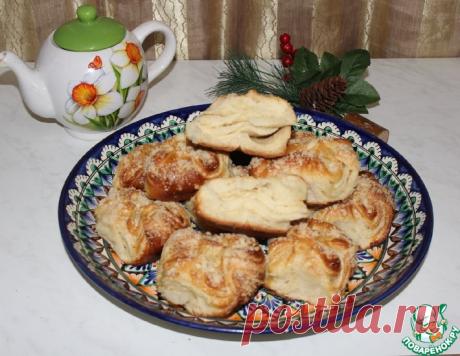 Слоеные булочки со штрейзелем – кулинарный рецепт