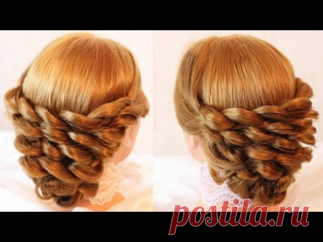 Причёска из кос - Hairstyles by REM