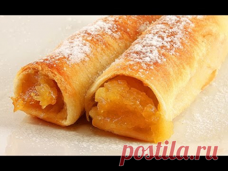 Трубочки с Яблоками. Быстро, Вкусно и Очень Просто!!!
