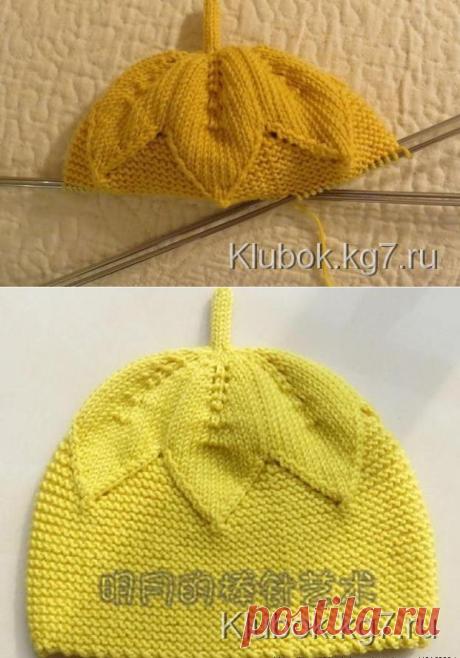 Детская шапулька- спицами | Клубок