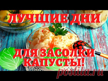 КОГДА СОЛИТЬ КАПУСТУ, чтобы была очень вкусной? Лучшие даты по лунному календарю для засолки капусты