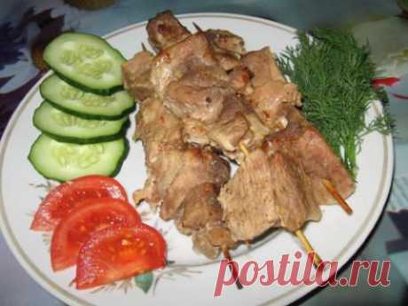 Мясо в духовке &quot;а-ля шашлык&quot;. Фоторецепт. | 4vkusa.ru