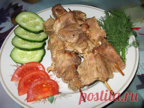 Мясо в духовке "а-ля шашлык". Фоторецепт. | 4vkusa.ru