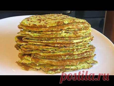 ТОНКИЕ БЛИНЧИКИ ИЗ КАБАЧКА