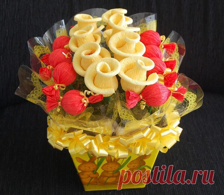 Готовимся к 1 сентября. Конфетные букеты. Идеи и мастер-класс.