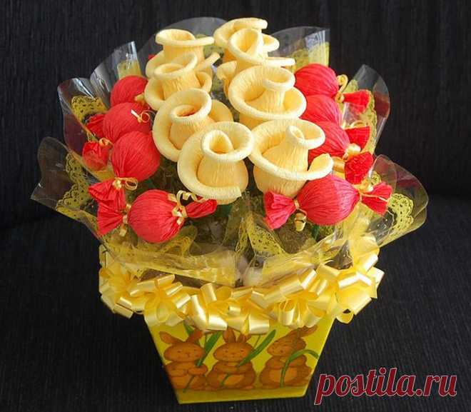 Готовимся к 1 сентября. Конфетные букеты. Идеи и мастер-класс.