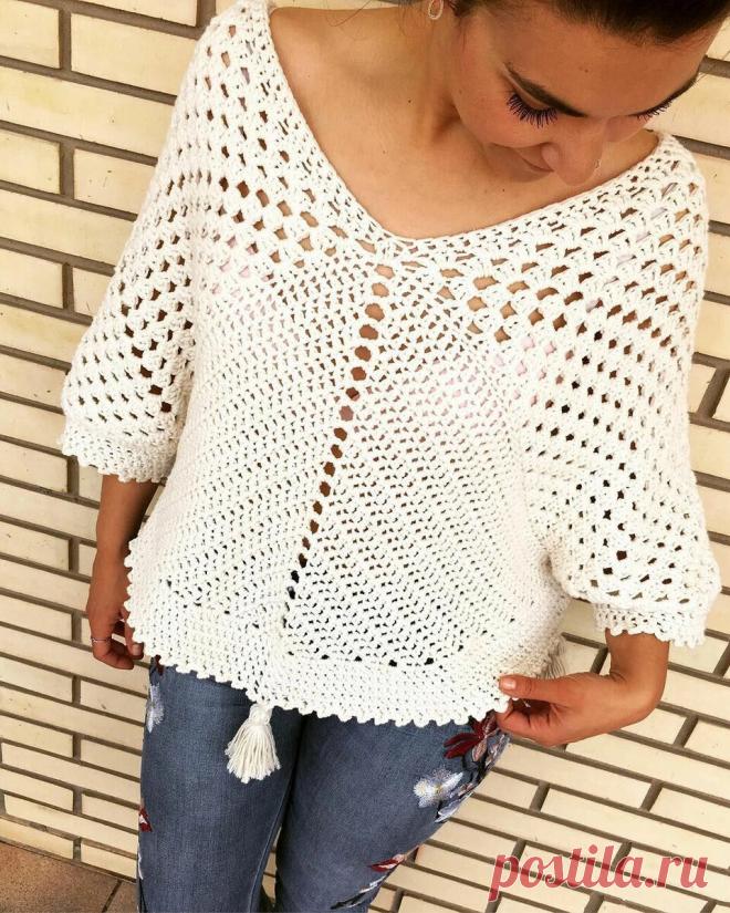 Летние топы крючком | Краса Елена | Дзен