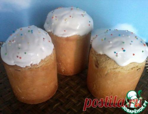 Кулич Пасхальный медовый - кулинарный рецепт