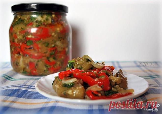 Острые баклажаны на зиму - кулинарный рецепт на Повар.ру