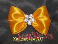 БАНТИКИ из атласных лент.ОБЩИЙ