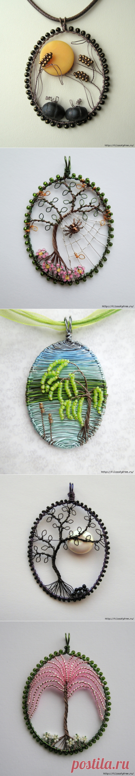 Радужная проволока. Украшения