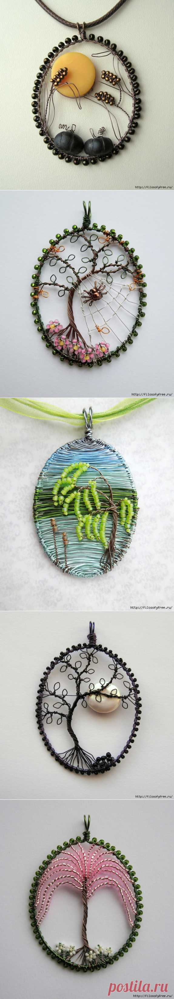 Радужная проволока. Украшения