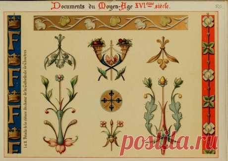 Fleurs d'après nature et fleurs ornementales : études de fleurs et feulliages avec diverses interprétations applicables à l'enluminure et à la décoration : Guillot, Ernest : Free Download, Borrow, and Streaming : Internet Archive