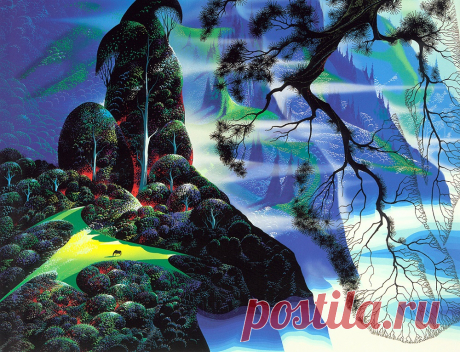 Фантастически красивые пейзажи. Художник Эйвинд Эрл / Eyvind Earle (США, 1916-2000)