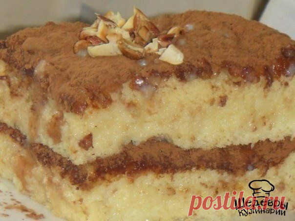 БИСКВИТНЫЙ ТОРТ ПРОПИТАННЫЙ СГУЩЕНКОЙ 🍰