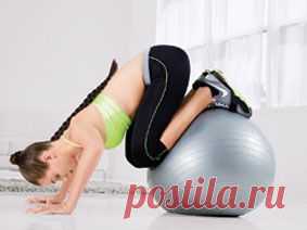 Фитбол - домашняя тренировка | ДЕРЖИМ ФОРМУ