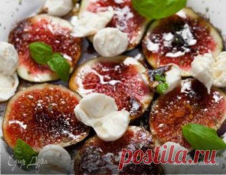 Говядина в соевом соусе, запеченный инжир, салат из инжира с моцареллой от Юлии Высоцкой Говядина с имбирем и соевым соусом, запеченный инжир, салат с инжиром от Юлии Высоцкой