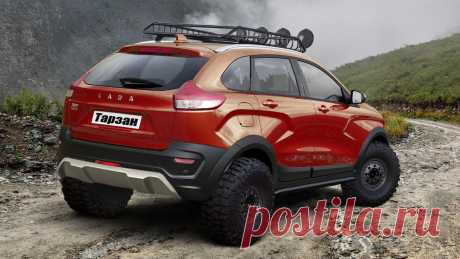 Представлен абсолютно новый Lada XRay Tarzan 2023-2024: с полным приводом, как настоящий внедорожник