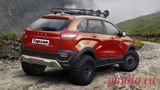 Представлен абсолютно новый Lada XRay Tarzan 2023-2024: с полным приводом, как настоящий внедорожник