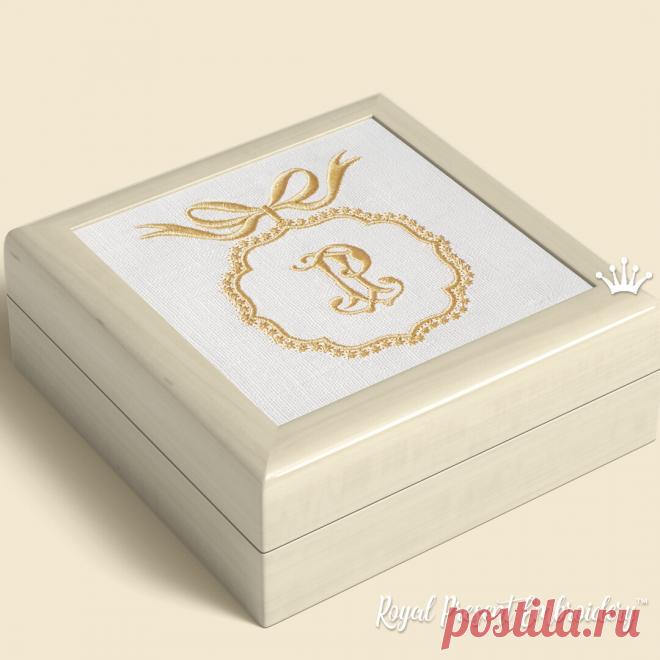 Рамка с 3D бантом Дизайн машинной вышивки бесплатно