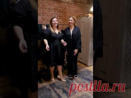Инга Паукштите и Андрей Владимирович в гостях в шоуруме у Оли Садовой 😀 #shots #shorts #дизайнодежды