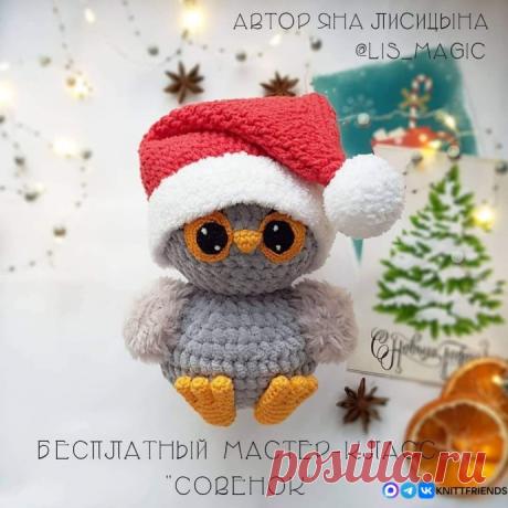 Совенок в колпачке Совенок в колпачкеАвтор: lis_magic.