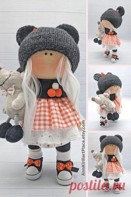 Custom Decor Doll Rag Cloth Doll Poupée Tilda Puppe Haus | Etsy