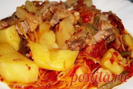 Ароматное овощное рагу с мясом в казане

Ингредиенты:
Мясо 500 г.
Картофель 300 г.
Показать полностью...