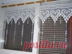 Маленькая штора на кухню