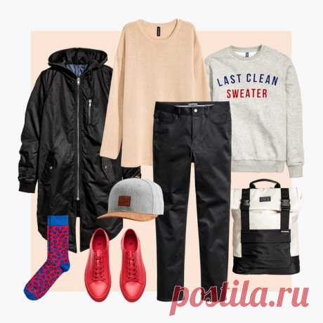 Еще один универсальный мужской образ для прохладных осенних дней. #imwearinghm #hmmen #hm