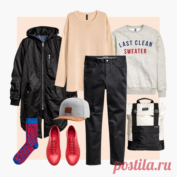 Еще один универсальный мужской образ для прохладных осенних дней. #imwearinghm #hmmen #hm