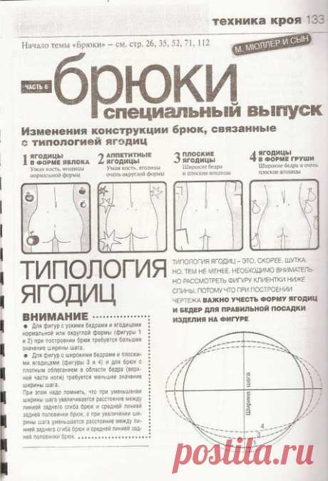 Корректировка выкройки брюк
&quot;