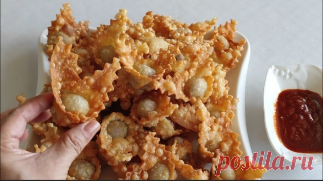 ЭТО И НЕ ЧЕБУРЕКИ И НЕ ПЕЛЬМЕНИ - А НА ВКУС ЭТО ТОЖЕ САМОЕ ЧУДО - ВКУСНОТА!НАСТОЯЩИЕ ЧЕБУПЕЛИ!!!