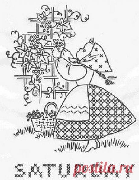 Flickr: Урожай Вышивка Шаблоны бассейн