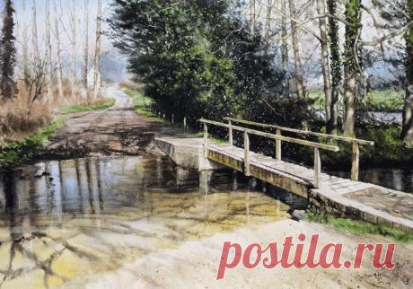 АКВАРЕЛИ ХУДОЖНИКА ДЖО ФРЭНСИС ДОУДЕН