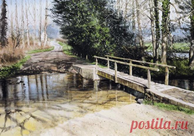 АКВАРЕЛИ ХУДОЖНИКА ДЖО ФРЭНСИС ДОУДЕН