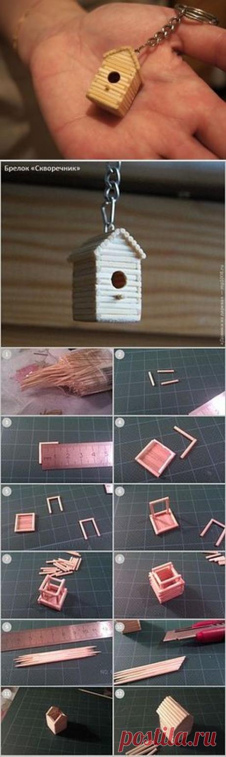 Скворечник для миниатюрных птичек (мастер класс)