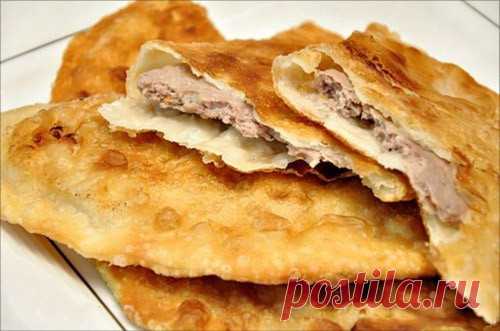 Чебуреки с мясом (очень удачное хрусткое тесто!) — Сад Заготовка