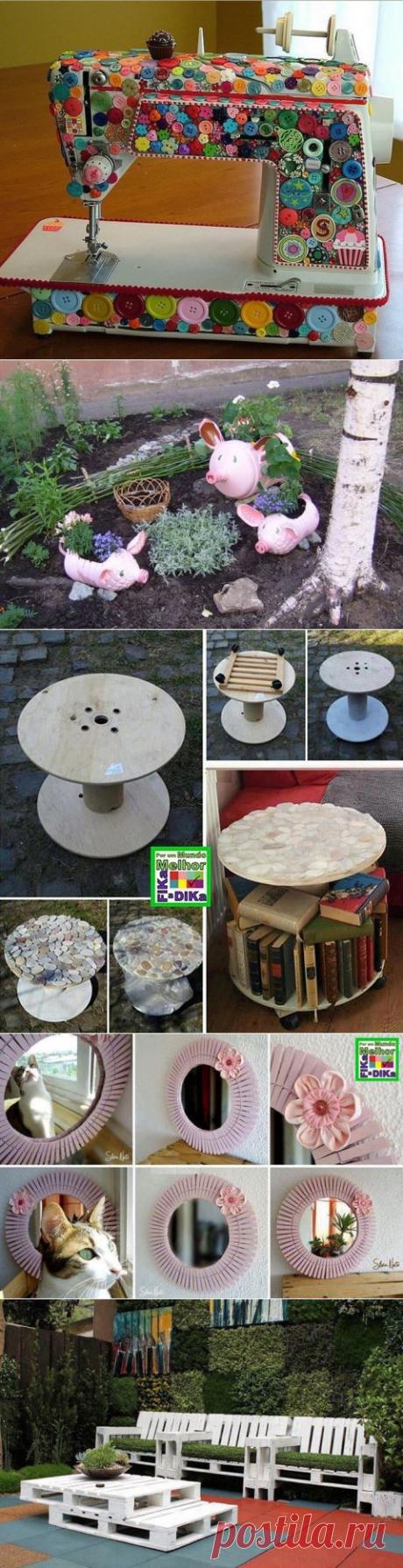 Необычные идеи декора и использования бросового материала