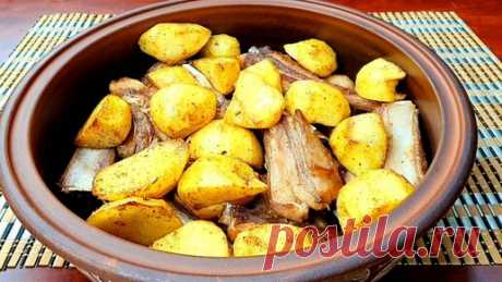 ПАПА МОЖЕТ | Как идеально приготовить мясо с картошкой в духовке. Вместо шашлыка на праздничный стол.