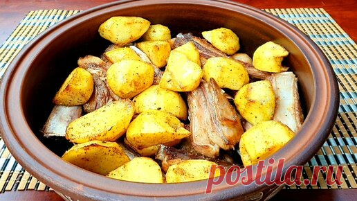 ПАПА МОЖЕТ | Как идеально приготовить мясо с картошкой в духовке. Вместо шашлыка на праздничный стол.