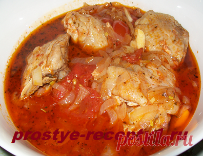 Чахохбили из курицы, пошаговый рецепт с фото