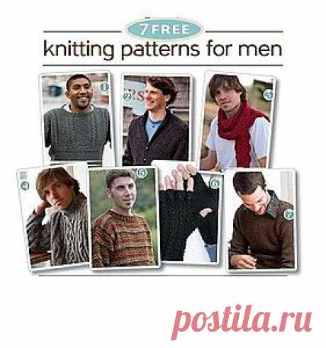 7 Free Knitting Patterns for Men.
